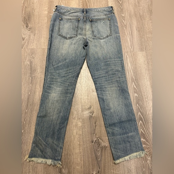 NWT Free People Lived in Blue Denim Pioneer Slim High Waisted Jeans size 29/8 - Picture 3 of 5